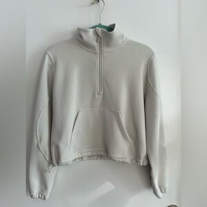 Lululemon Bone Softstreme 1/2 Zip